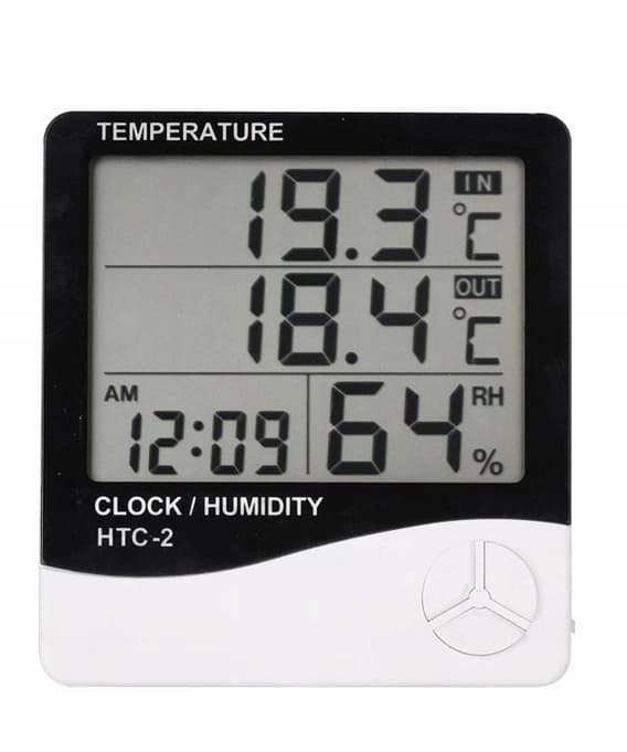 VEJRSTATION TERMOMETER HYGROMETER VEJR INDENDØRS ELEKTRONISK