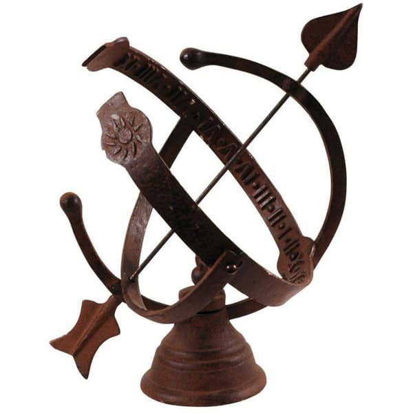Solur - ESSCHERT DESIGN - Fristående - Rostfärg - 31x24cm