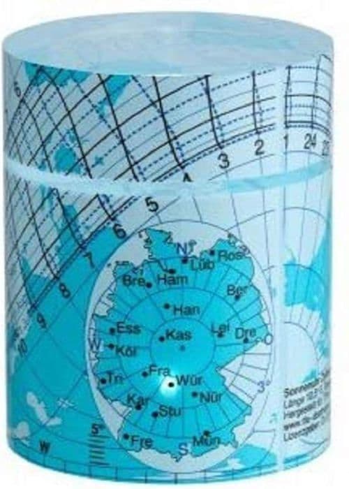 Unbekannt - 43.4000.06 - TFA Dostmann Solemio Cylindrical Solur Blue (L) 40 x (B) 40 x (H) 53 mm