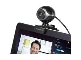 BASETech BS-WC-01, 640 x 480 piksler, USB 2.0, Svart, Spenne, Plastikk, CMOS