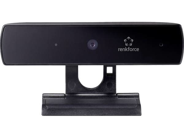 Renkforce RF-3799734, 1920 x 1080 piksler, Full HD, 30 fps, 1920x1080@30fps, 1080p, 65° Sort