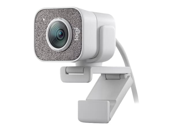 Logitech StreamCam - Webkamera - farve - 1920 x 1080 - 1080p - audio - USB-C 3.1 Gen 1 - MJPEG, YUY2 - WHITE Hvit