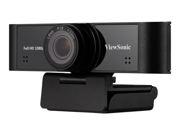 ViewSonic ViewCam VB-CAM-001 - Nettkamera - farge - 1920 x 1080 - 1080p - lyd - USB Sort