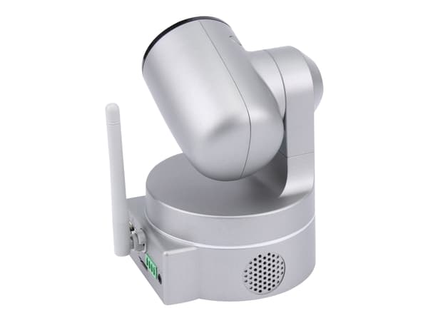 OLYMPIA IC 1285 Z - Nettverksovervåkingskamera - PTZ - farge (Dag og natt) - 1280 x 720 - lyd - trådløs - Wi-Fi - LAN 10/100, 868MHz radio - H.264
