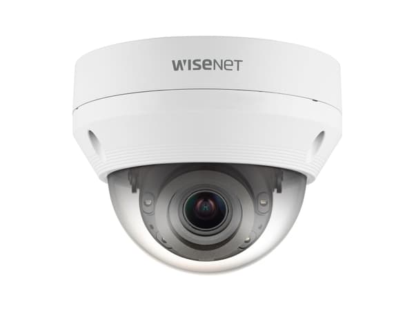 Hanwha Vision WiseNet Q QNV-8080R - Nettverksovervåkingskamera - kuppel - farge (Dag og natt) - 5 MP - 2592 x 1944 - motorisert - sammensatt - LAN 10