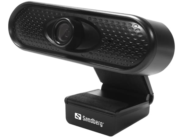 Sandberg USB Webcam 1080P HD - Nettkamera - farge - 2 MP - 1920 x 1080 - 1080p - lyd - USB 2.0 Sort