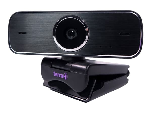 TERRA Webcam JP-WTFF-1080 - Webbkamera - färg - 1920 x 1080 - 1080p - fast lins - ljud - USB 2.0 - MJPEG