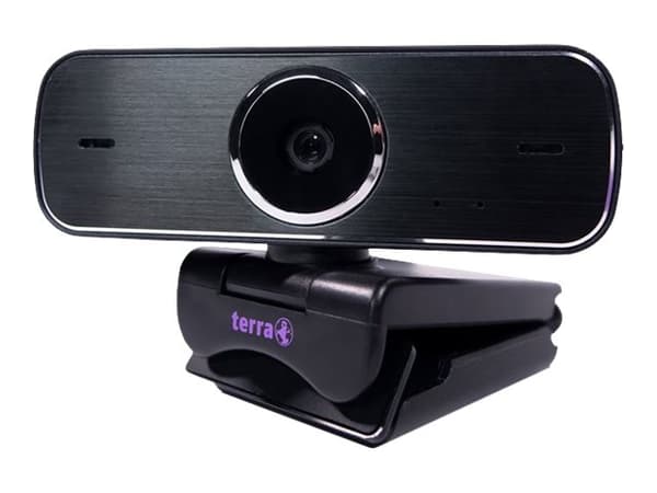 TERRA Webcam JP-WTFF-1080 - Webbkamera - färg - 1920 x 1080 - 1080p - fast lins - ljud - USB 2.0 - MJPEG