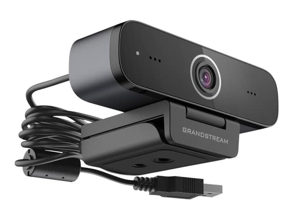 Grandstream GUV3100 - Verkkokamera - kaukana - 2 MP - 1920 x 1080 - 720p, 1080p - ääni - USB 2.0 - MJPEG, H.264, H.265, YUV2 - DC 5 V
