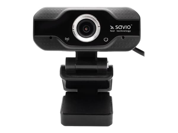 SAVIO CAK-01 - Webbkamera - färg - 1920 x 1080 - 1080p - ljud - USB - MPEG-4