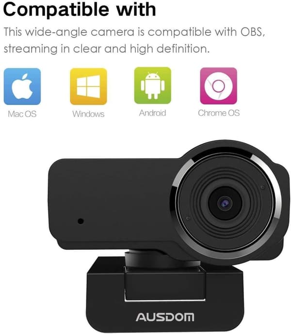 AUSDOM AW635 1080P Webcam