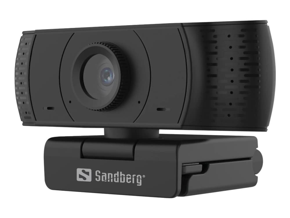 Sandberg USB Office Webcam 1080P HD - Webbkamera - färg - 2 MP - 1920 x 1080 - 1080p - ljud - USB 2.0