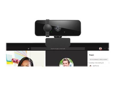 Lenovo Essential - Webbkamera - färg - 2 MP - 1920 x 1080 - 1080p - ljud - USB 2.0 - MJPEG, YUY2