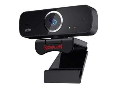 Redragon GW600 - Webbkamera - färg - 720p - ljud - USB 2.0 Svart