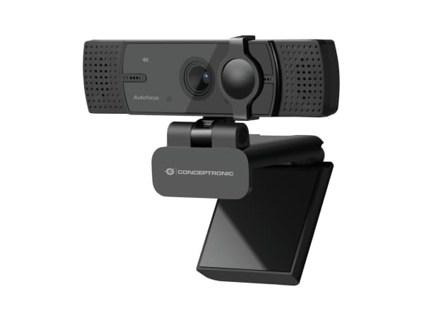 Conceptronic AMDIS08B - Nettkamera - farge - 8,3 MP - 3840 x 2160 - 4K - fastfokal - lyd - USB 2.0 - MJPEG, YUY2