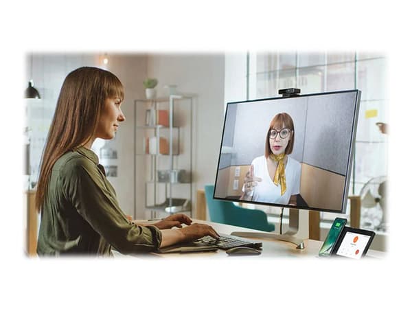 Cisco Webex Desk Camera - Webbkamera - färg - 13.000.000 pixlar - ljud - USB-C - MJPEG, YUY2, NV12 Svart