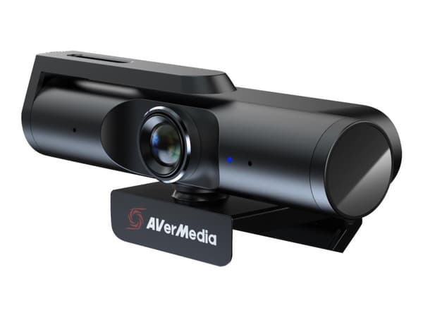 AVerMedia Live Streamer CAM 513 - Direktestrømningskamera - farge - 8 MP - 3840 x 2160 - 1080p, 4K/30p - fastfokal - lyd - USB 3.0 - MJPEG, UYVY Sort