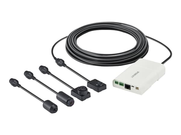 Hanwha Vision WiseNet X XNB-6001 - Nettverks-overvåkingskamera (ingen linse) - farge (Dag og natt) - 1920 x 1080 - lyd - sammensatt - LAN 10/100 - MP