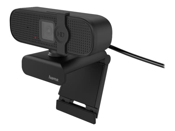 Hama "C-400" - Nettkamera - farge - 2 MP - 1920 x 1080 - 1080/30p - lyd - USB 2.0 Sort