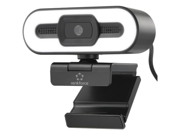 Renkforce RF-WC-200 Webcam 2592 x 1944 Pixel Klemmeholder