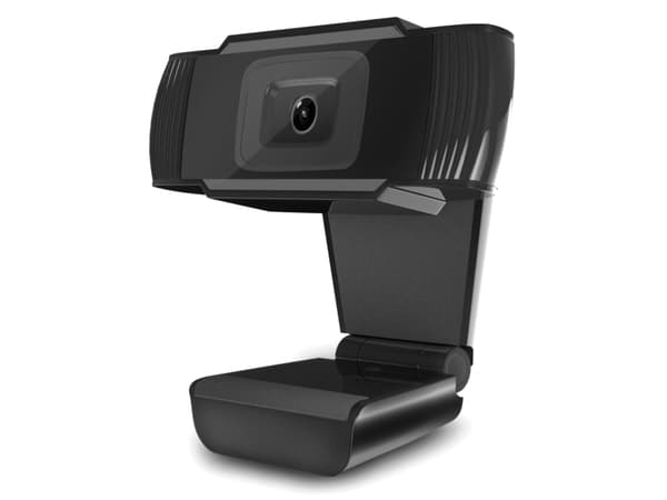 Platinet PCWC1080, 2 MP, 1920 x 1080 piksler, Full HD, 1080p, AVI, USB 2.0 Sort