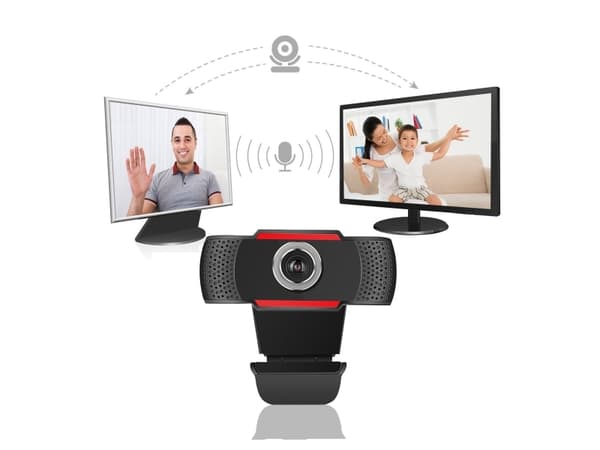 Platinet PCWC480, 640 x 480 pikseliä, VGA, 480p, AVI, USB 2.0, Musta, Punainen