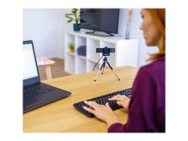 Trust Teza - Nettkamera - farge - 3840 x 2160 - 4K - fastfokal - lyd - USB 2.0