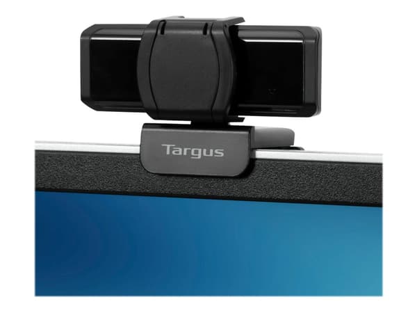 Targus Webcam Pro - Nettkamera - farge - 1920 x 1080 - 1080p - lyd - USB Sort