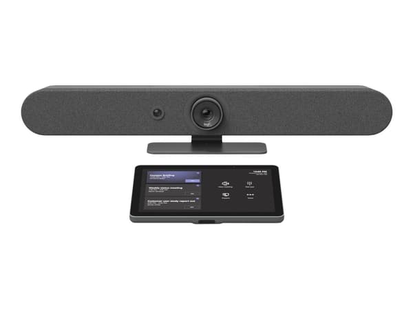 Logitech - Videokonferansesett (Logitech Rally Bar Mini, Logitech Tap IP) - Zoom Certified, RingCentral Certified