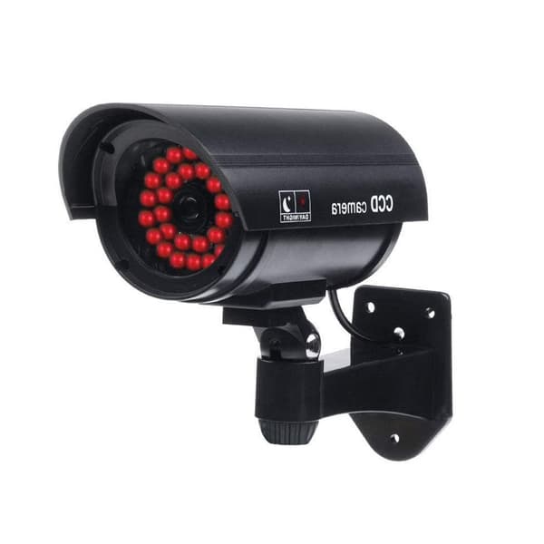 Solar Power Dummy Speed Dome Camera Fake Security Camera Abs Material - Simulati