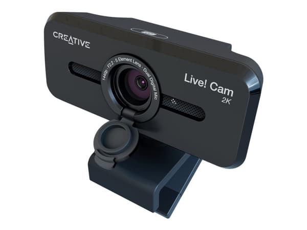Creative Live! Cam Sync - V3 - nettkamera - farge - 5 MP - 2560 x 1440 - 1080p, 1440p - lyd - USB 2.0 - YUY2