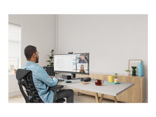 Logitech BRIO 505 - Webbkamera - färg - 4 MP - 1920 x 1080 - 1080p, 720p - ljud - USB-C
