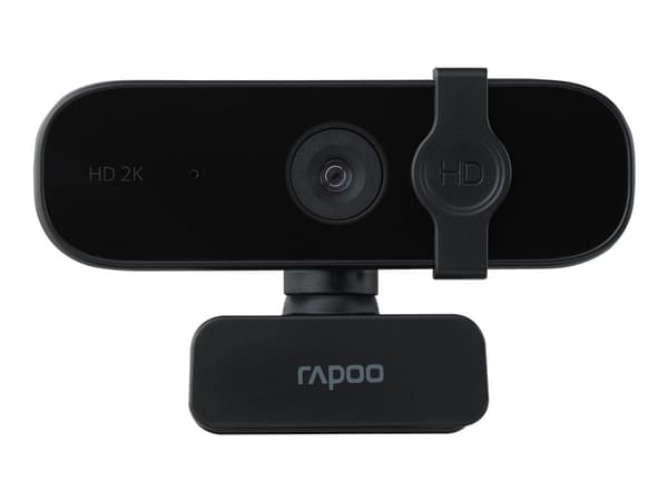 Rapoo XW2K - Webbkamera - färg - 2560 x 1440 - ljud - USB 2.0 - MJPEG