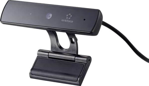 Renkforce RF-WC1080P Full HD Webcam 1920 x 1080 Pixel Clamp Holder