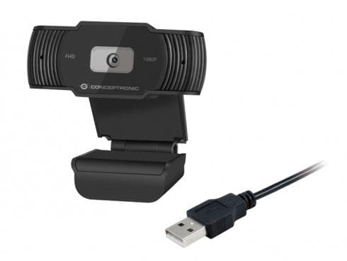 Conceptronic AMDIS04 Webcam AMDIS 1080P Full HD Webcam+Mikrofon