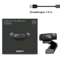 Miniatyrbillede 8 af 9: Logitech C920 - HD Pro Webcam - Full HD 1080p - To mikrofoner