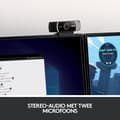 Miniatyrbild 5 av 11: Logitech - Webbkamera - C922 Pro Stream-webbkamera - Full HD-webbkamera - FULL HD 1080P/30fps - Svart