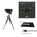 Miniatyrbild 11 av 11: Logitech - Webbkamera - C922 Pro Stream-webbkamera - Full HD-webbkamera - FULL HD 1080P/30fps - Svart