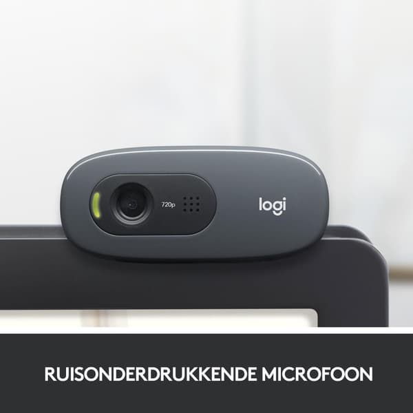 Logitech C270 HD Webcam - Webcam - Farve - 1280 x 720 - 720p - Lyd - USB 2.0 - Universitet