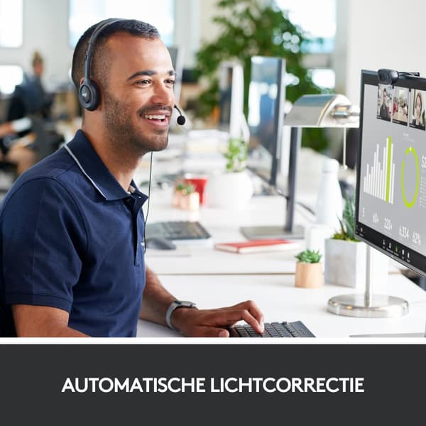 Logitech C270 HD Webcam - Webcam - Farve - 1280 x 720 - 720p - Lyd - USB 2.0 - Universitet