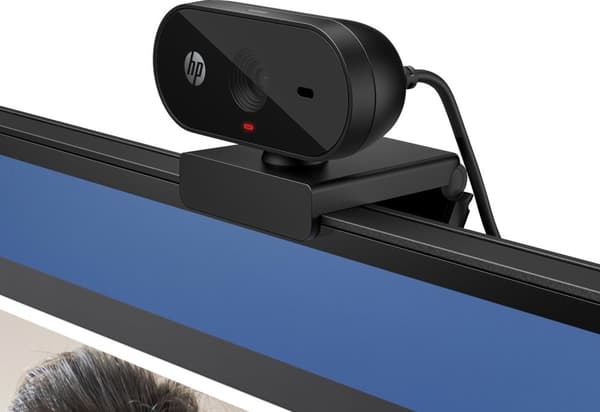 HP 325 - Webcam - panorering - farve - 1920x1080 - lyd - USB 2.0