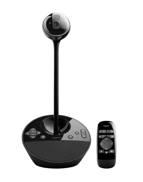Logitech BCC950 ConferenceCam - Webbkamera - PTZ - Färg - 1920 x 1080 - Ljud - USB 2.0 - H.264