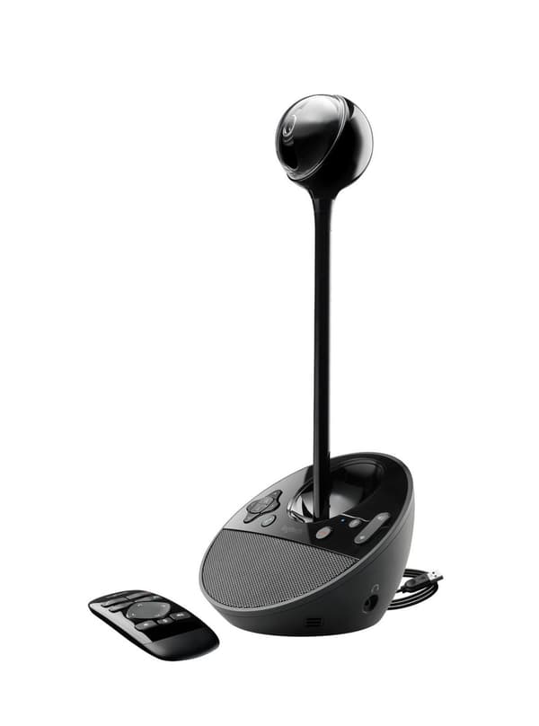 Logitech BCC950 ConferenceCam - Webbkamera - PTZ - Färg - 1920 x 1080 - Ljud - USB 2.0 - H.264 Svart