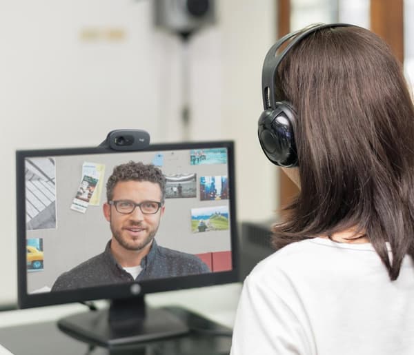 Logitech C505e Webcam - 1280 x 720 HD - Sort