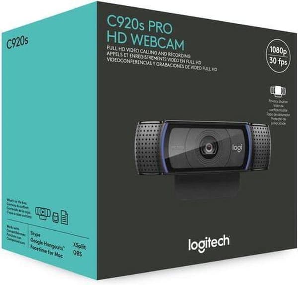 Logitech C920s Pro HD webbkamera
