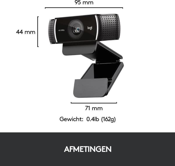 Logitech C922 Pro Stream -verkkokamera