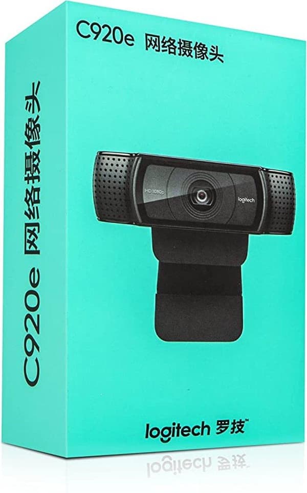 Logitech C920e HD 1080p webcam 1920 x 1080 pixels USB 3.2 Gen 1 (3.1 Gen 1) Sort
