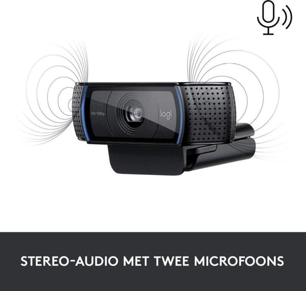 Logitech C920 - HD Pro Webcam - Full HD 1080p - To mikrofoner