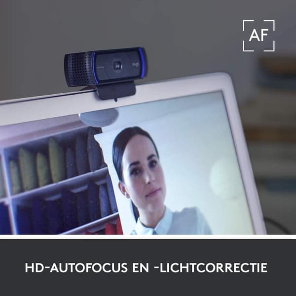 Logitech C920 - HD Pro Webcam - Full HD 1080p - To mikrofoner