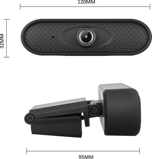 USB Nano RS RS680 HD 1080P (1920x1080) webbkamera med inbyggd mikrofon,